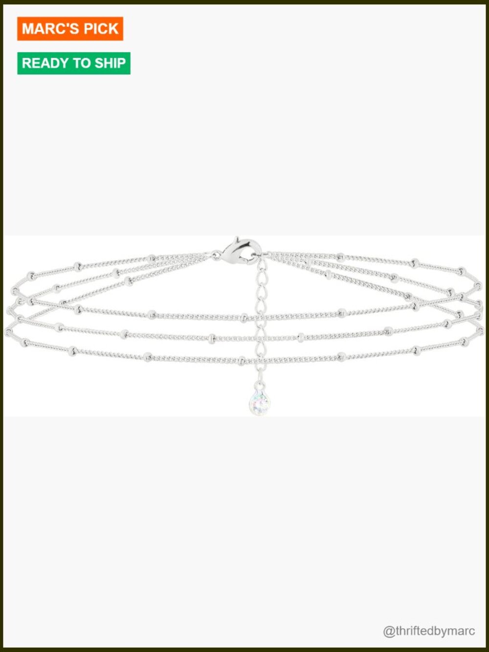 14K Gold Plated Dainty Chain Link Bracelet for Women Handmade Simple Minimalist